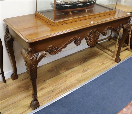 Baker. An Irish style mahogany serving table W.146cm